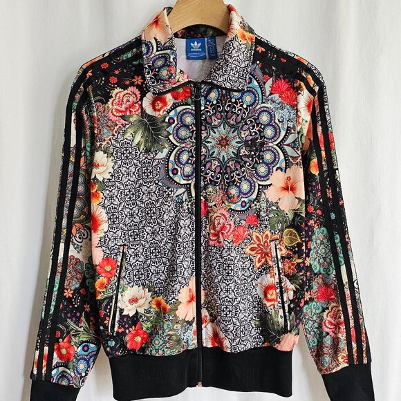 adidas Originals Jackets & Blazers - 🇩🇪 Adidas x Farm Rio Jardim Agharta Floral Firebird Track Jacket